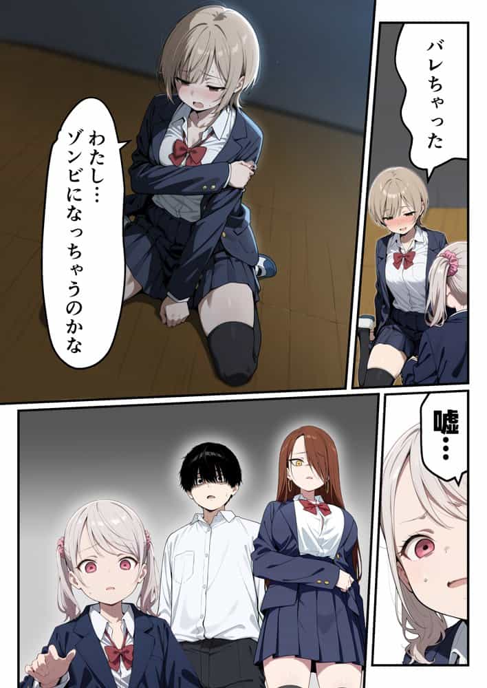 ゾンビに支配された学園で冴えない童貞のオタク君が少女たちの救世主になる話