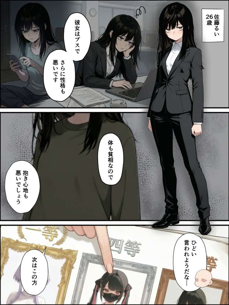 一獲千女〜女が当たる宝くじで一等を当てた男〜【片想いしていた同級生編】