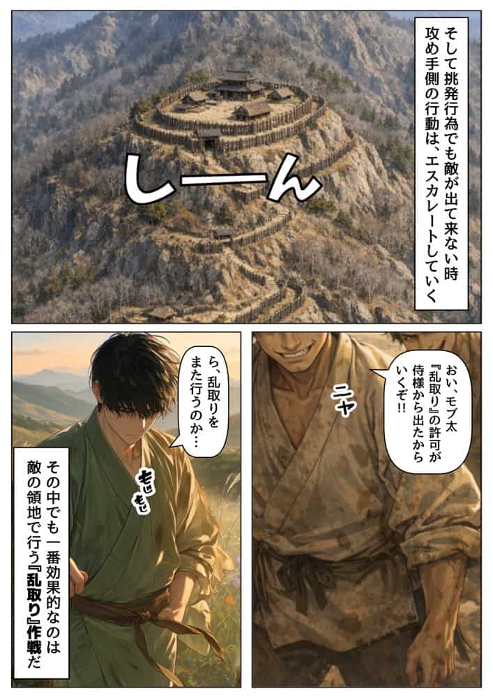 《戦の乱取り（略奪）》 戦国時代の農村に俺が転生したら、エロすぎた史実の話