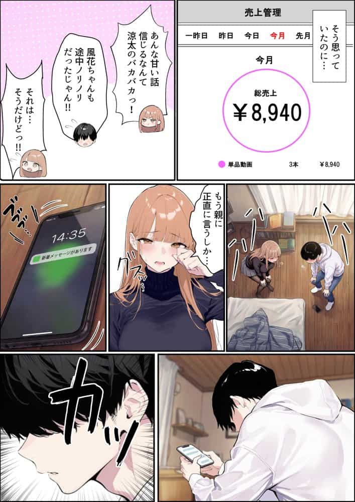 自認S実はドMなギャル彼女の疑似NTR動画配信で稼ぎます！（※疑似じゃなかった！？）