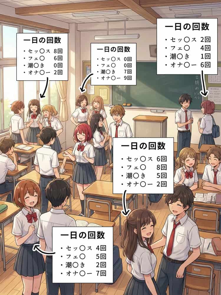 陰キャ転校生はセックス最強 – 仕組まれた性交祭編 –