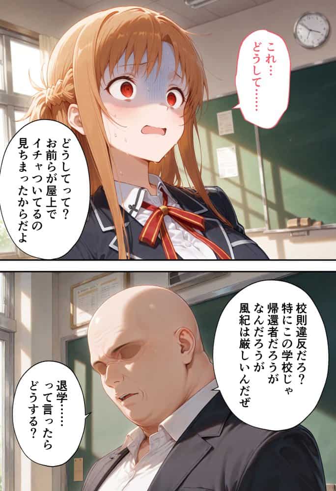 弱みを握られた俺の彼女が寝取られ堕ちるまで アスナ編