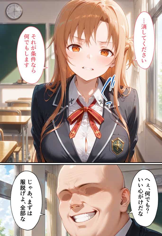 弱みを握られた俺の彼女が寝取られ堕ちるまで アスナ編