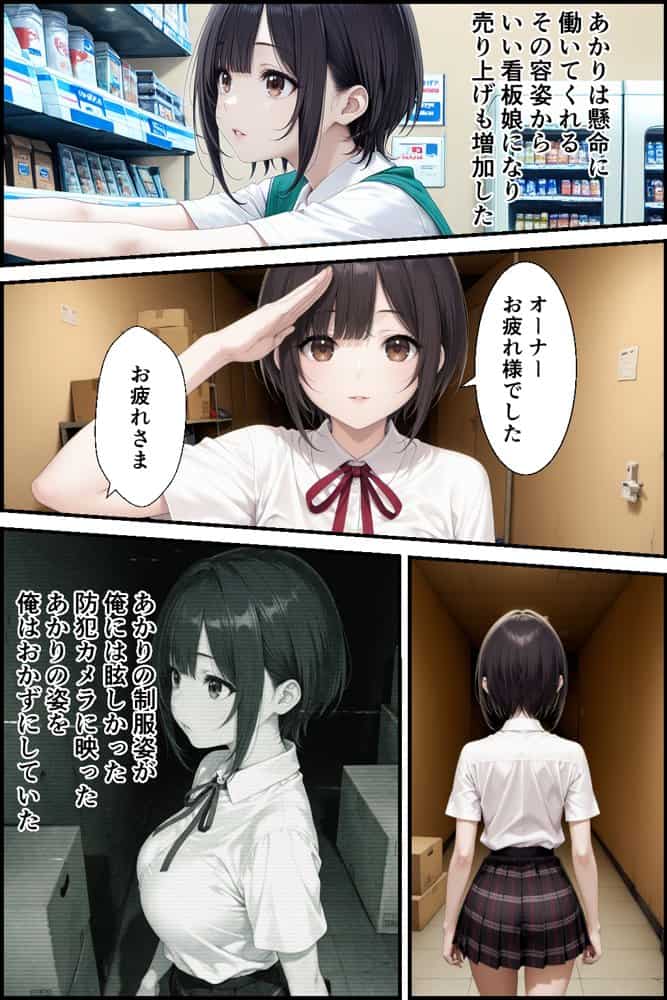 憧れだった同級生の娘が俺の店にバイトに来たので…