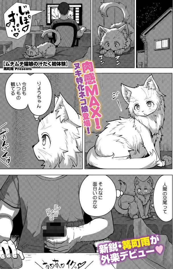 ムチムチ猫娘の汁だく初体験