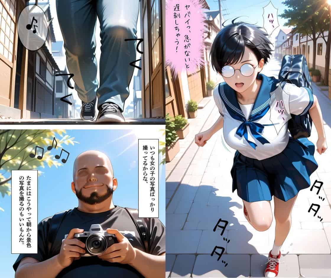 【純朴巨乳美●●パイ●リ編】水着撮影会のはずが、いつのまにかおぢさんち〇ぽに沼る話3 モザイク版