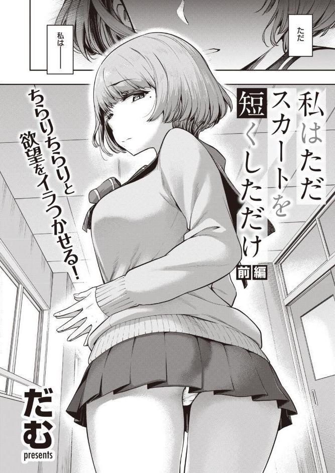 私はただスカートを短くしただけ （前編）
