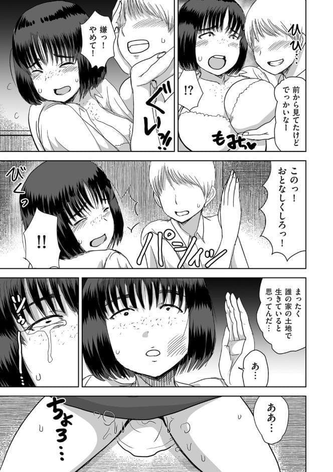 田舎、の、事件。