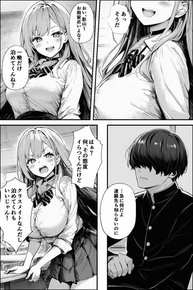 クラスの一軍ギャルが家出してきたので俺専用のオナホにすることにした