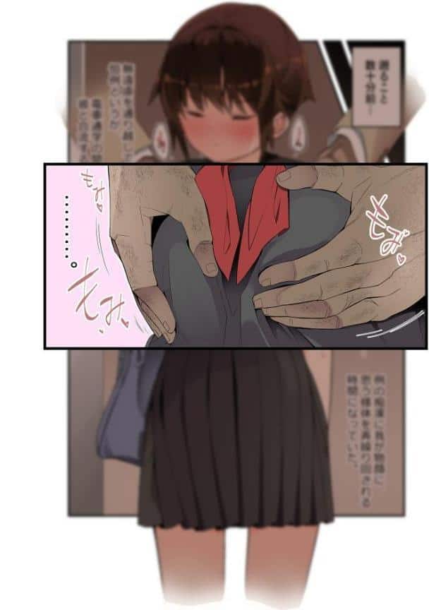 目つきが悪くて、態度がキツくて、チビで●●な僕の彼女は電車内でも寝取られる。 モザイク版