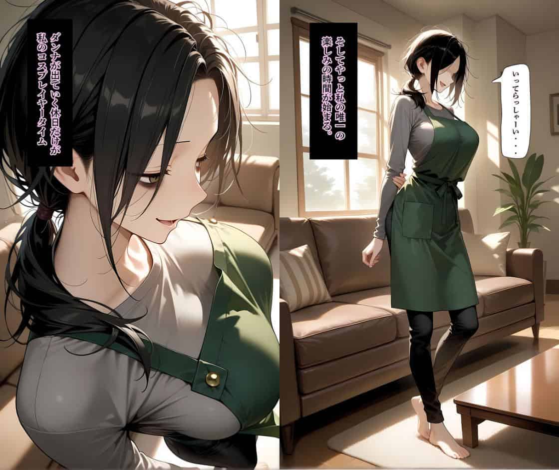 【浮気沼のおんなたち】vol.2 〜コスプレ不倫妻、朝香の場合〜 モザイク版