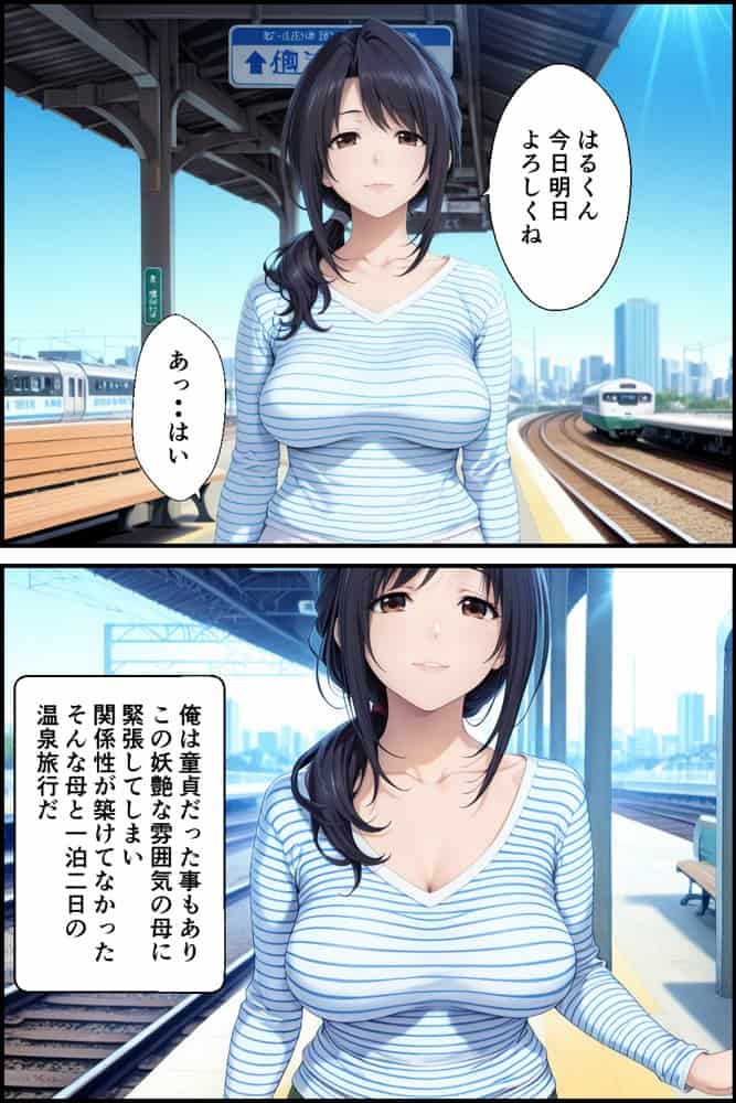 父親の再婚で出来た新しい母と二人で旅行した話と父と新たな娘の話