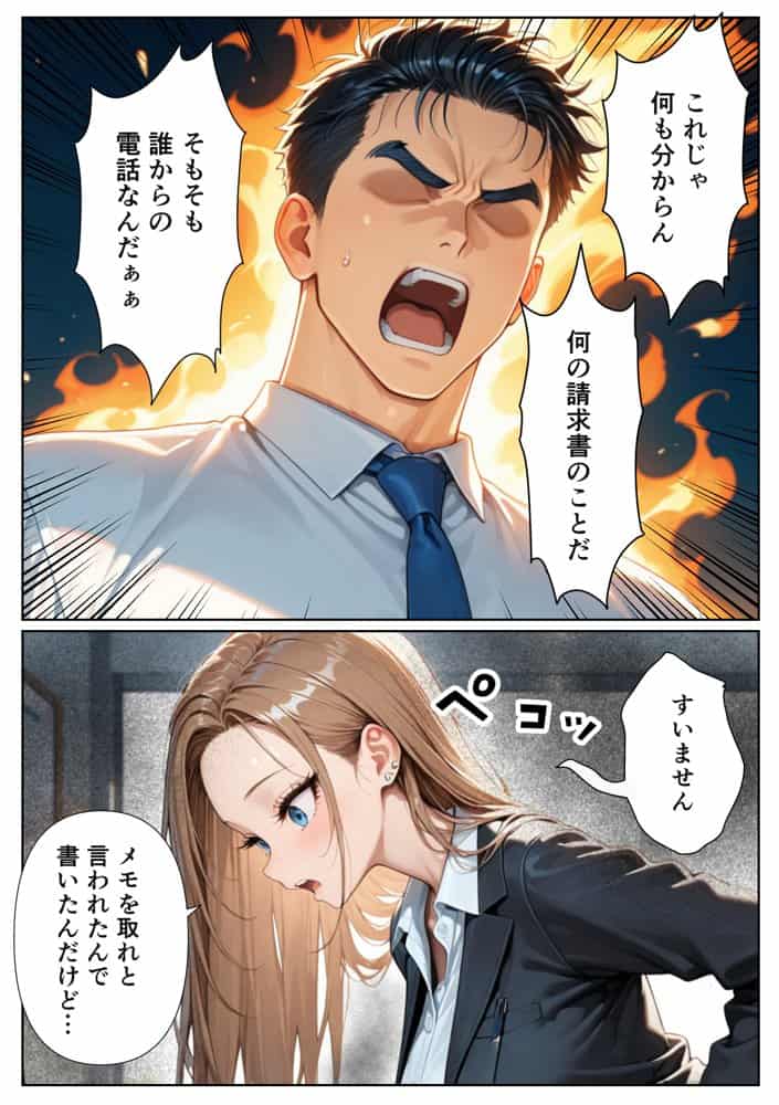 新卒問題ギャル 3人の上司のデカチンでお仕置きセックス 搾精されまくった話