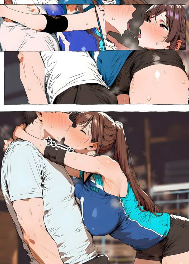 【ママさんバレー】巨乳人妻と練習後の汗だくSEX