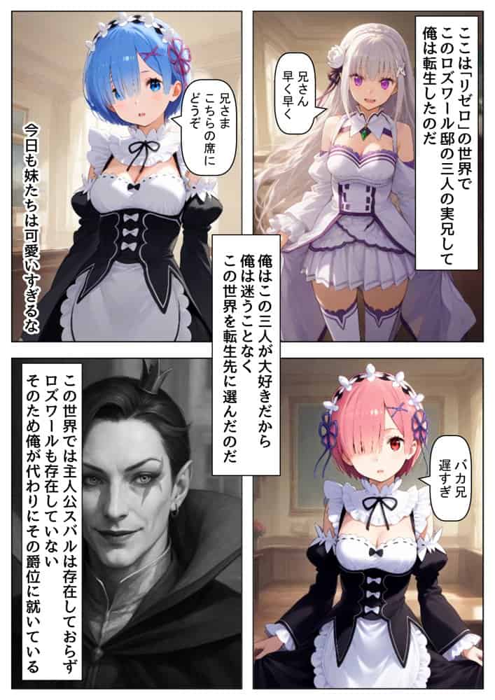 俺は大好きなリゼロのお兄ちゃんになる《セリフ有りCG版》〜《お兄ちゃんに転生》〜