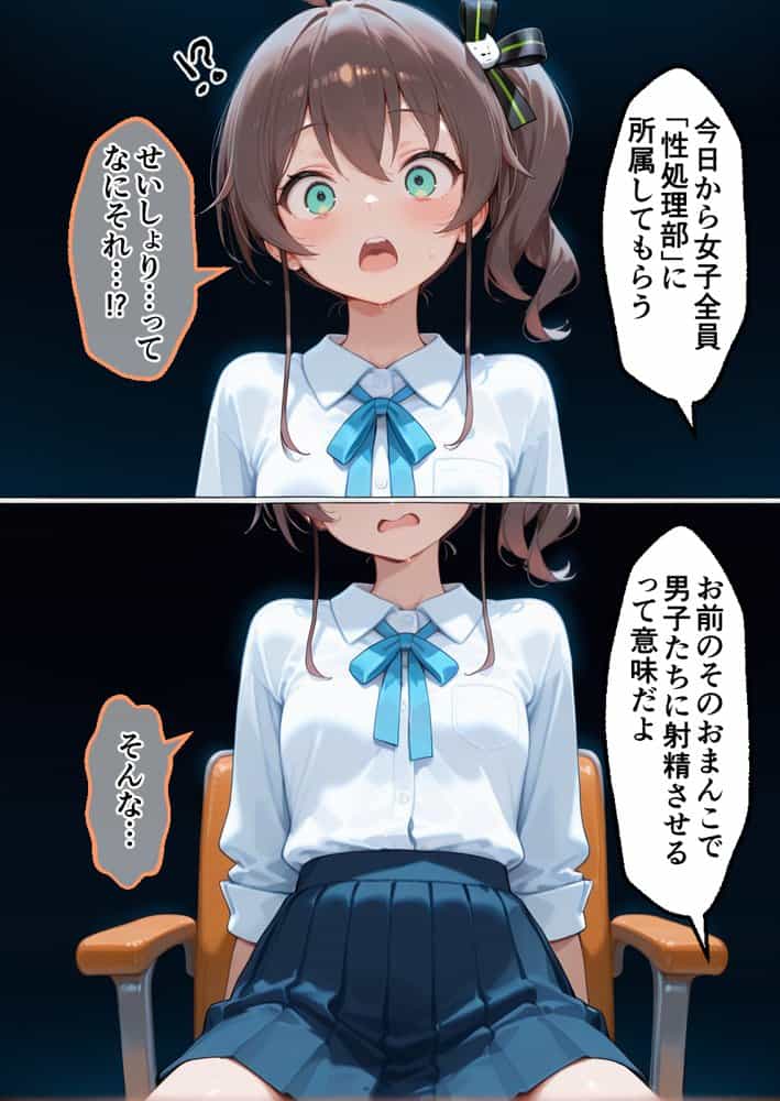S○Xしないと即退学？ 今日から全員強●性処理部（はーと）中出しでご奉仕ポイント大量GET快楽堕ち凌●学園  Vチューバー編
