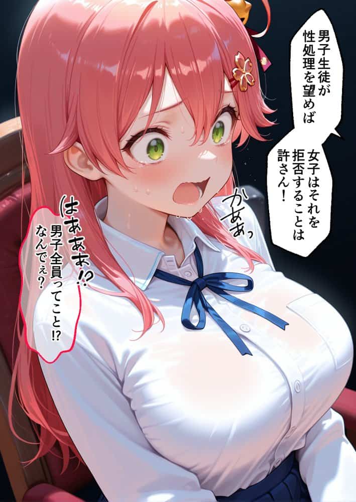 S○Xしないと即退学？ 今日から全員強●性処理部（はーと）中出しでご奉仕ポイント大量GET快楽堕ち凌●学園  Vチューバー編
