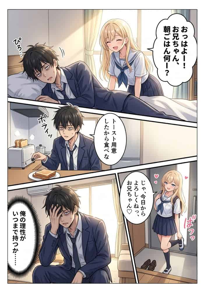 家出したギャル妹を助けたらガチ惚れされてイチャラブセックスした話