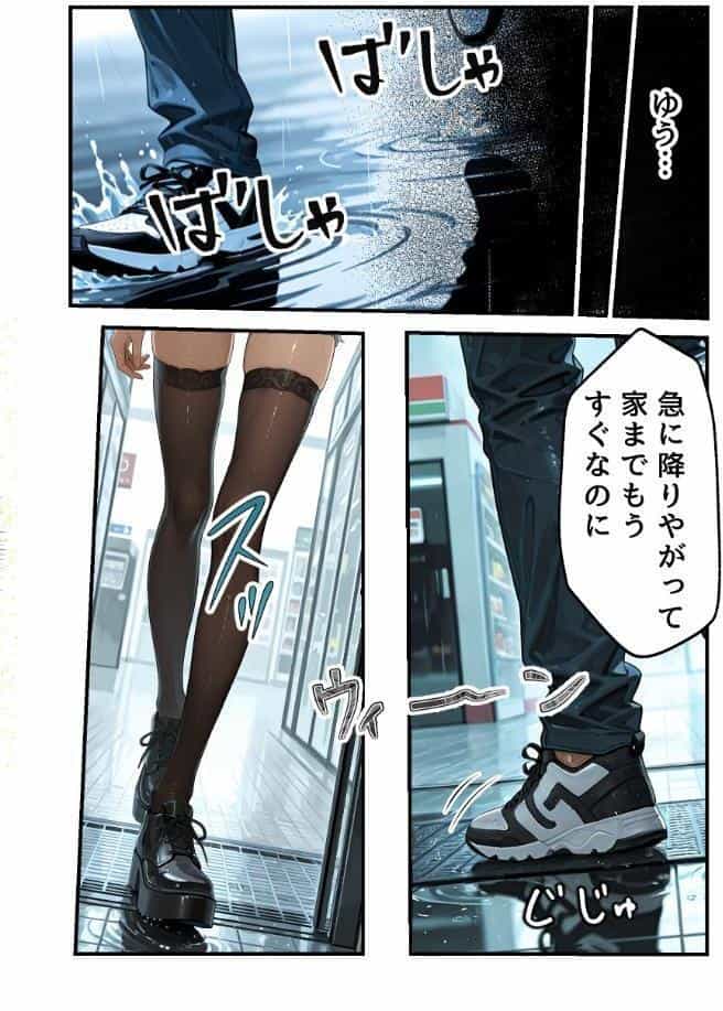 欲望彼女-ゆう-雨の日に出会った理想のコ 実は〇〇だった！？【モザイク版】