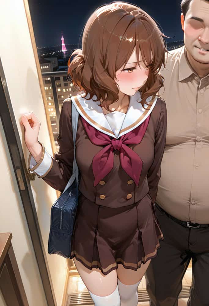 金持ちおじさんについていったら専属性奴○にされた件【く○こ＆れ○な】