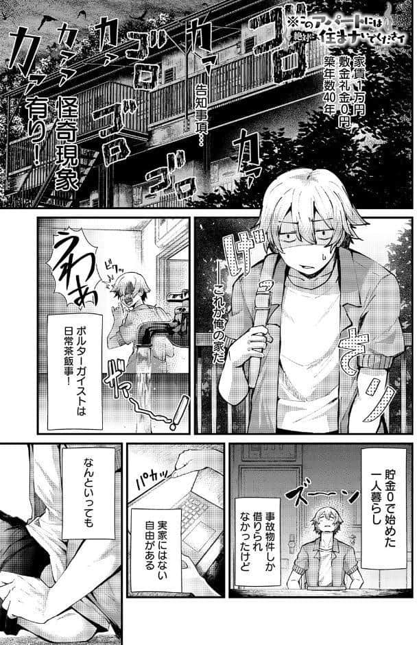 ※このアパートには絶対に住まナいでくださイ
