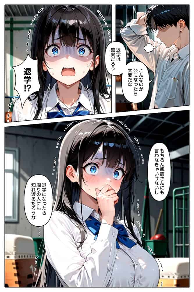 裏アカがバレて絶望する教え子を脅迫し、俺の性奴●にする話
