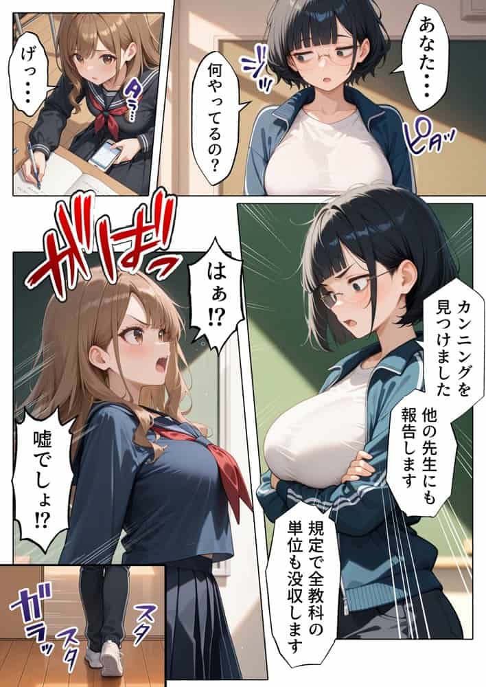 ジト目で地味な巨乳の担任を孕ませたい 担当科目:数学 バレー部顧問 独身 愛称:シズちゃん・ヤギT（30歳）