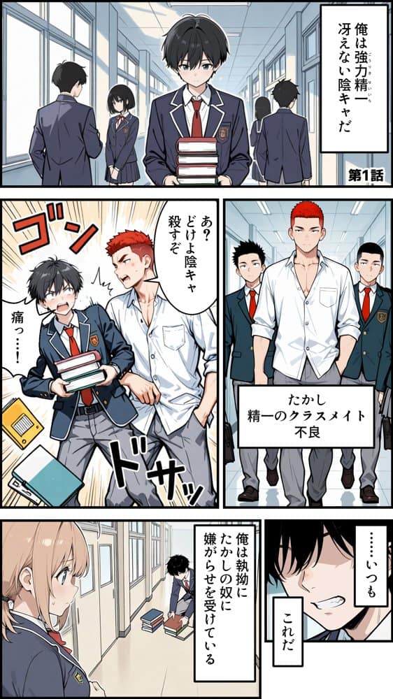 陰キャの俺がSSSランク優良精子保有者に選ばれたのでハーレム王になる話 〜いじめられっ子逆転劇〜