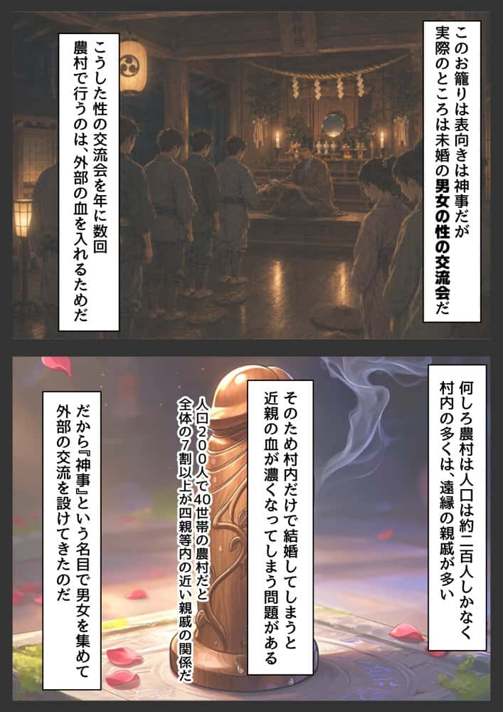 戦国時代の農村に俺が転生したら、神事が乱交だった件
