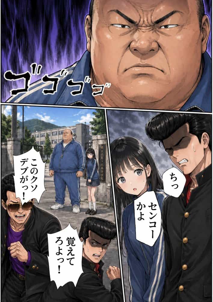 【昭和編】想いを寄せていたクラスメイトが中年メタボ教師（BMI40）と肉体関係だった件