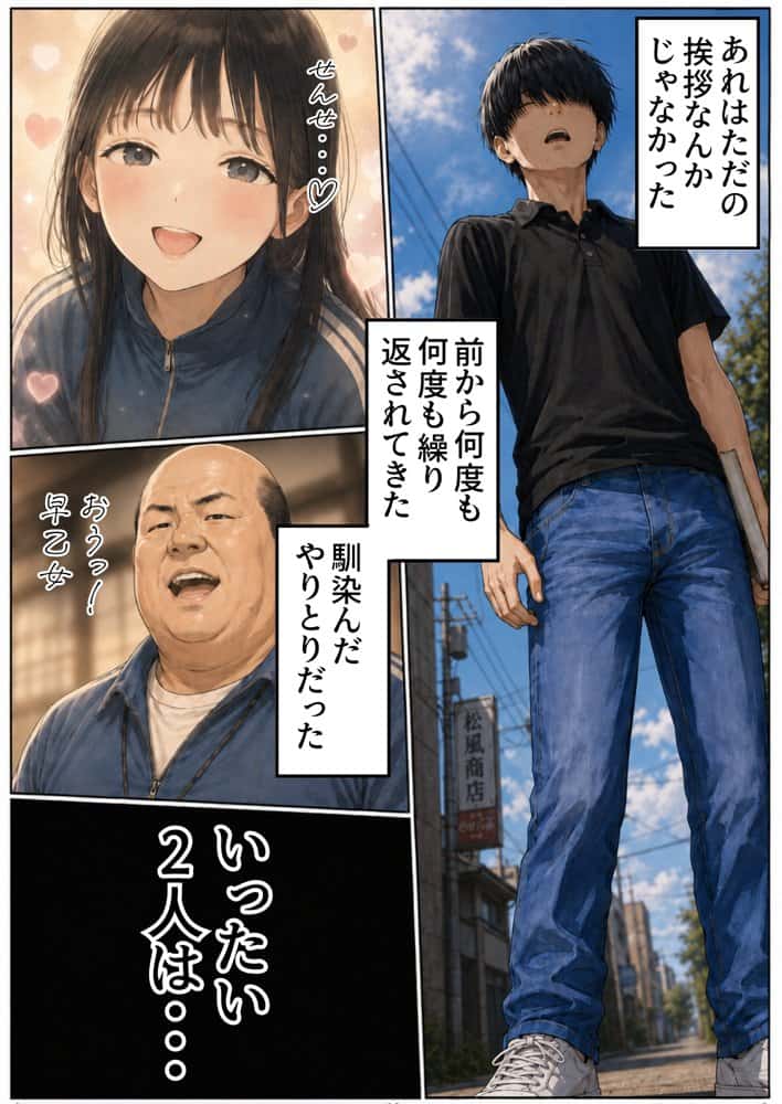 【昭和編】想いを寄せていたクラスメイトが中年メタボ教師（BMI40）と肉体関係だった件