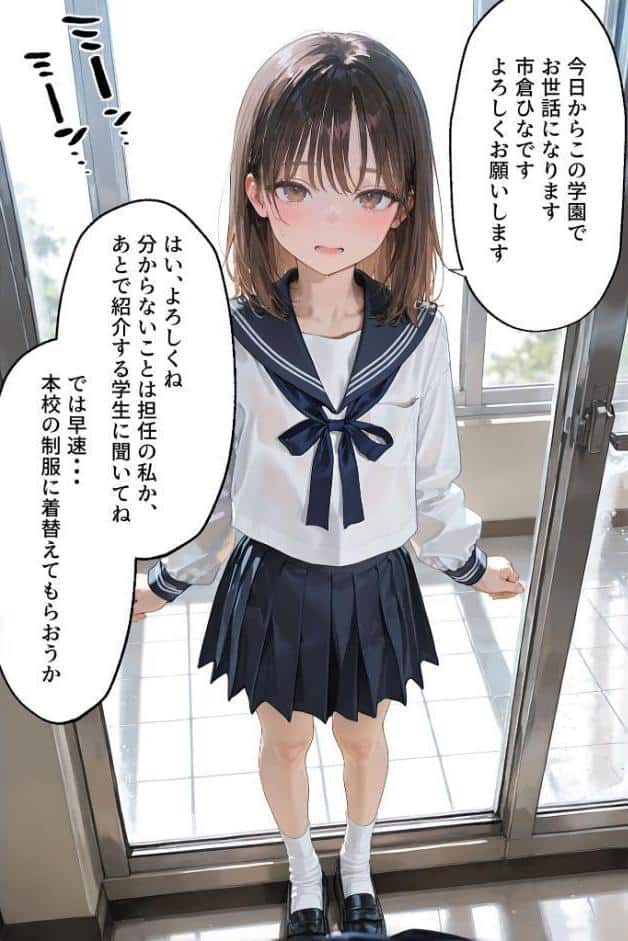 護謨学院｜ラバーセーラー服着用レッスン〜細身の女子●●を包むボディスーツと滲む汗が滴る学生服〜 モザイク版