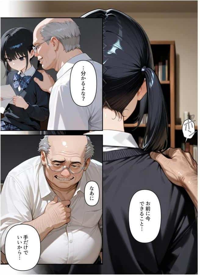 進路と引き換えに1年間中年の担任教師に私がされたこと〜お巡りさん…早くコイツを○捕して？〜【モザイク版】