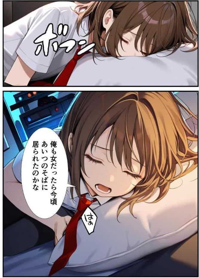 女体化したので大好きだった親友を寝取った話【モザイク版】