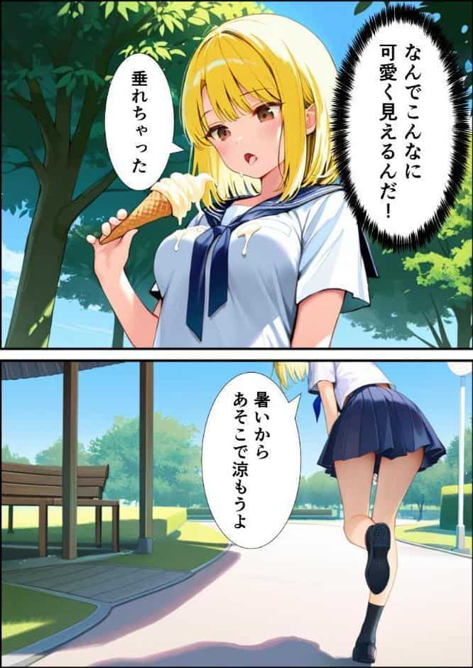 女体化した親友が俺の彼女になるまでの話【モザイク版】