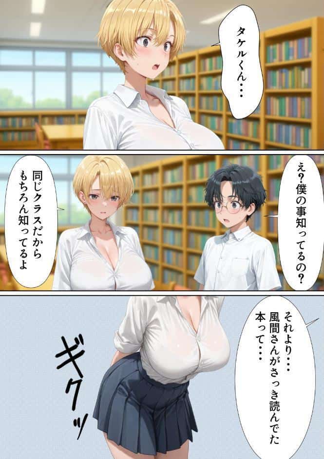 エロ同人大好きな女子校生ギャルがクラスメイトと初濃厚SEX【モザイク版】