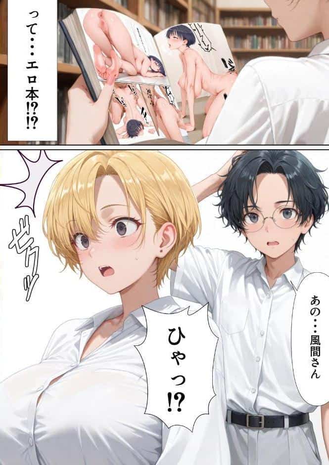 エロ同人大好きな女子校生ギャルがクラスメイトと初濃厚SEX【モザイク版】