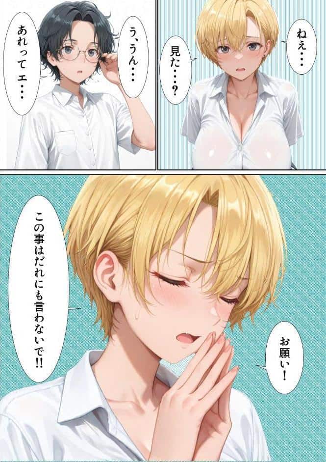 エロ同人大好きな女子校生ギャルがクラスメイトと初濃厚SEX【モザイク版】
