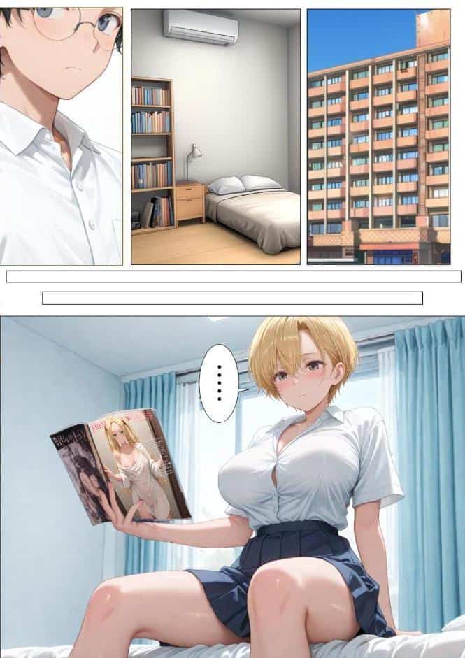 エロ同人大好きな女子校生ギャルがクラスメイトと初濃厚SEX【モザイク版】