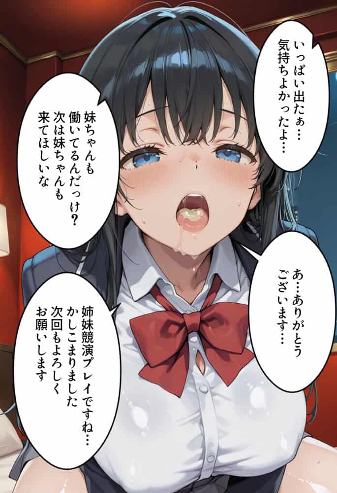 制服エンジェル 〜秘密のバイトで●●姉妹が堕ちる話〜