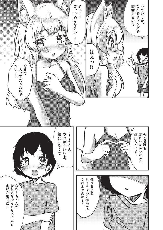 狐のおねえちゃんと家族えっち