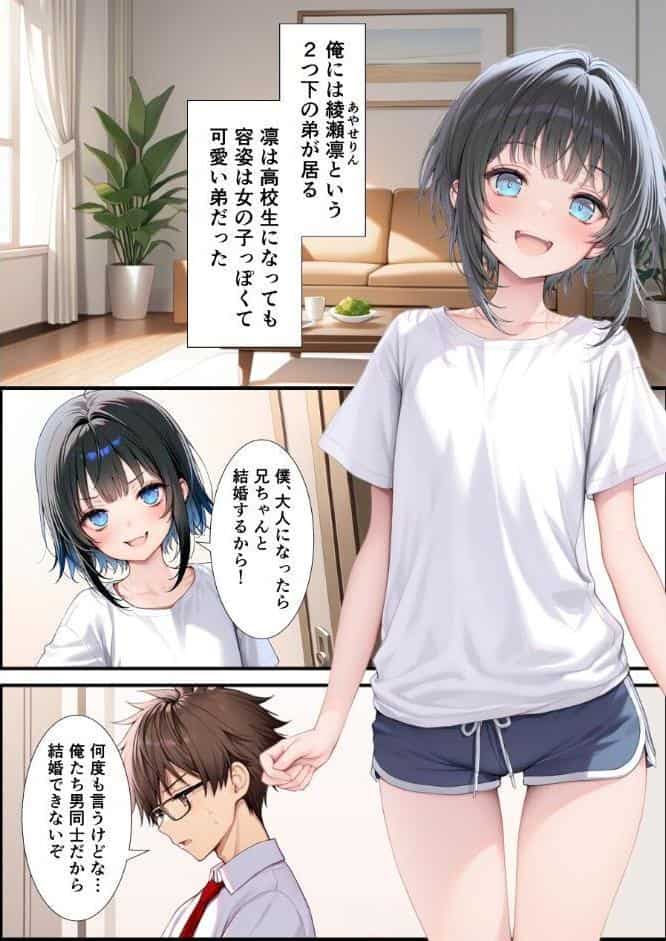 TSした俺の弟が親戚になりすましてメスイキセックスに溺れる話【モザイク版】