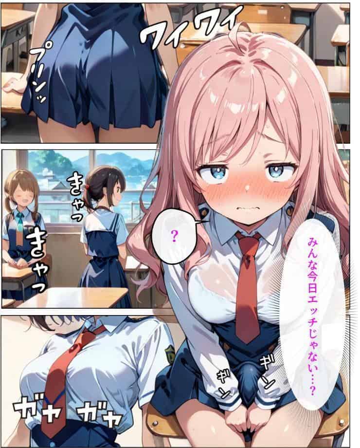 寄生チ〇ポに快楽堕ちして女子校の同級生に種付けしまくる【モザイク版】