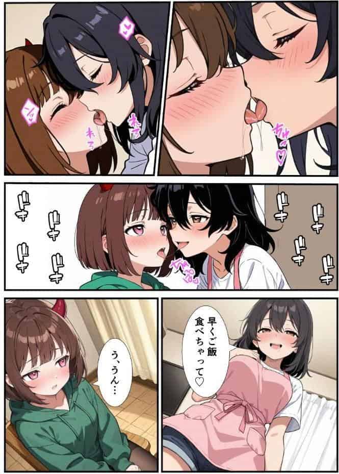 突然淫魔に女体化した俺が学校で初めてセックスする話【モザイク版】