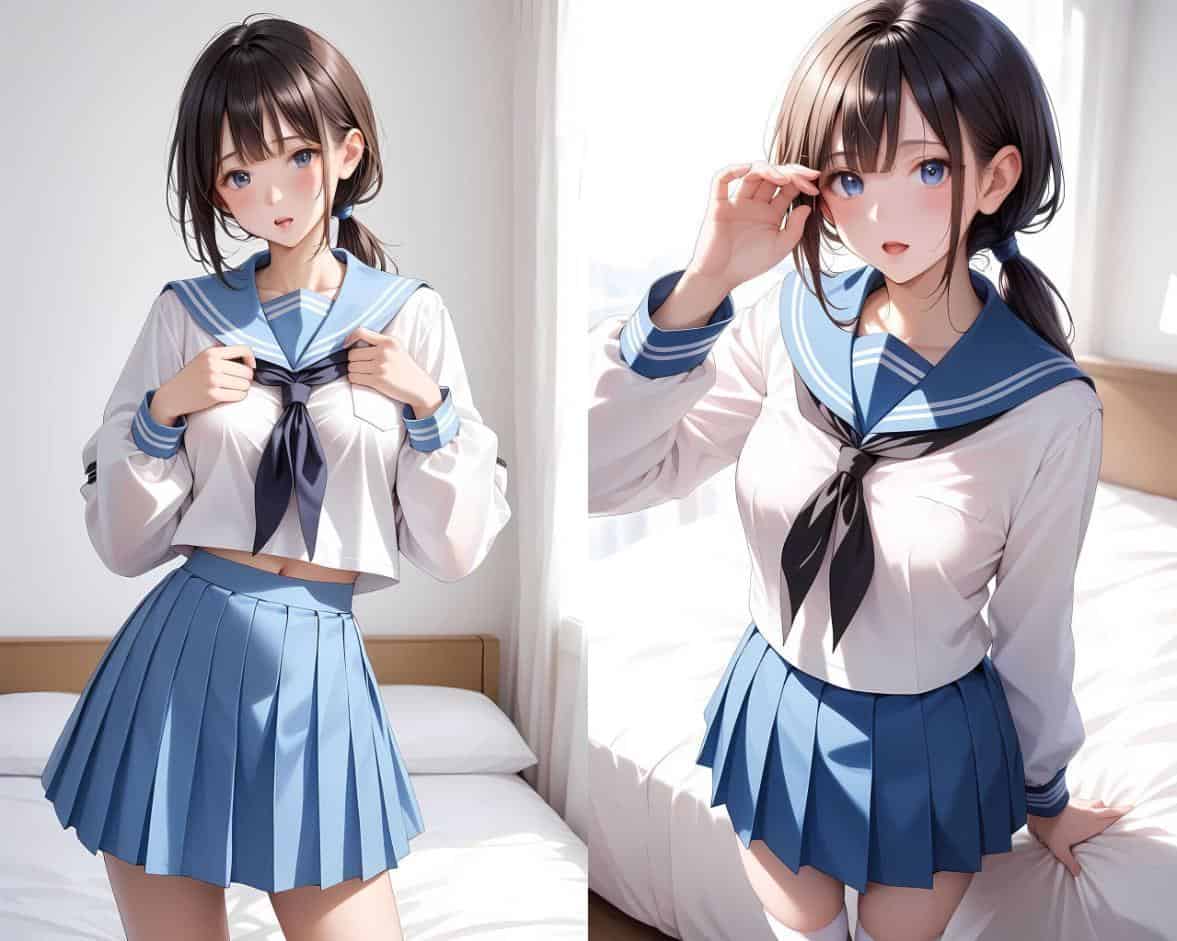 【全5作収録】ぱんちら撮影会のはずが、いつのまにかおじさんち〇ぽに沼る話 セット版 モザイク版