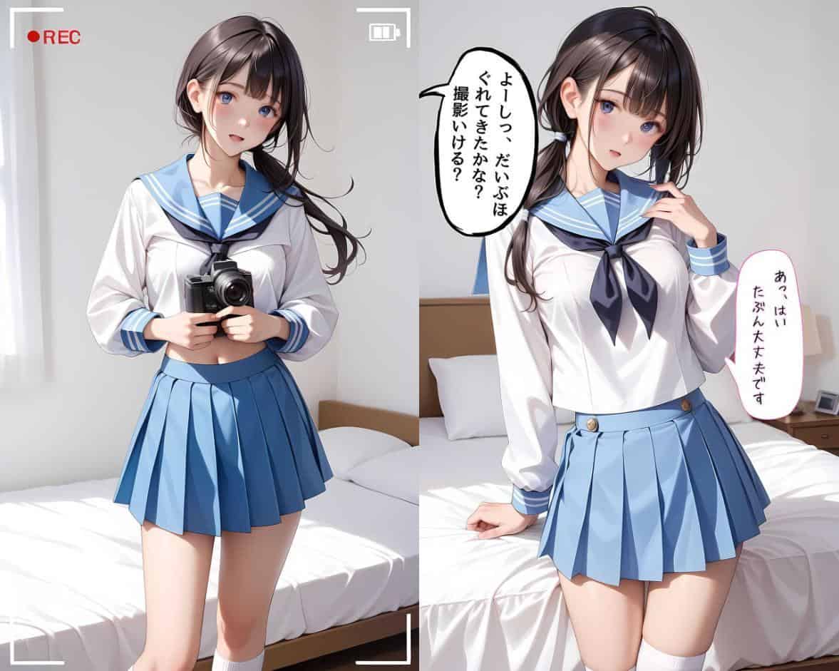 【全5作収録】ぱんちら撮影会のはずが、いつのまにかおじさんち〇ぽに沼る話 セット版 モザイク版