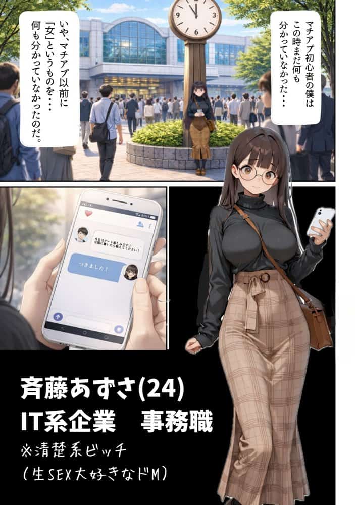 マチアプで紳士ムーブからの健全解放した清楚巨乳（24）がなぜか今ヤリチン上司の部屋にいるらしい