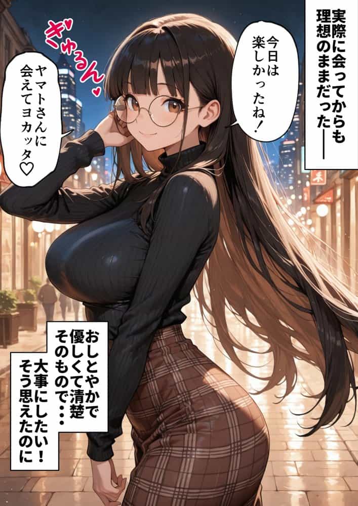 マチアプで紳士ムーブからの健全解放した清楚巨乳（24）がなぜか今ヤリチン上司の部屋にいるらしい