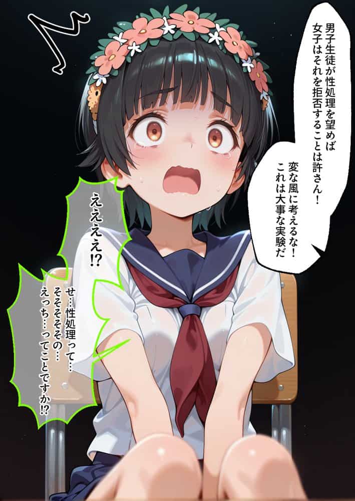 S○Xしないと即退学？ 今日から全員強●性処理部（はーと）中出しでご奉仕ポイント大量GET快楽堕ち凌●学園能力者編
