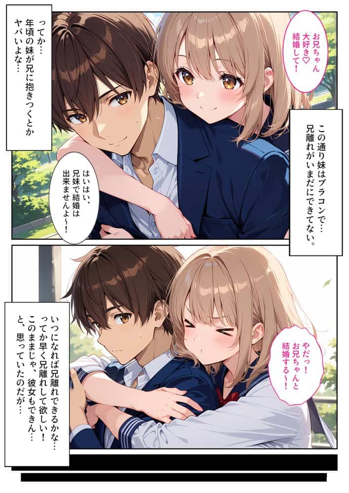 間違って媚薬を飲んで発情しちゃった爆乳妹が大好きな兄に中出しおねだりしてきた！